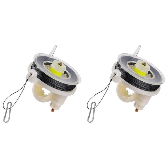 Trip Wire on Reusable Reel (2 Pack) - Early Warning Perimeter for All Devices 85FT Line on Easy Wind Reel
