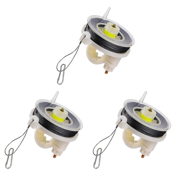 Trip Wire on Reusable Reel (3 Pack) - Early Warning Perimeter for All Devices 85FT Line on Easy Wind Reel