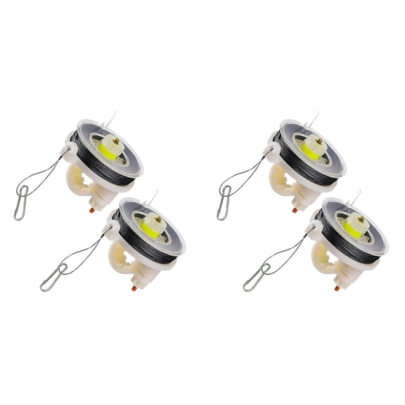 Trip Wire on Reusable Reel (4 Pack) - Early Warning Perimeter for All Devices 85FT Line on Easy Wind Reel