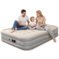 thumbnail image 1 of TripHug Queen Air Mattress with Built-in Pump, 2 Min Fast Inflation, 16" Raised Height, Supports up to 650 lbs, for Camping, Home Use, Guests, Portable Travel, 1 of 7