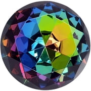 Tripact Crystal Glass Diamond Shaped Paperweight for Home D cor and Gifts. [Dark Rainbow]