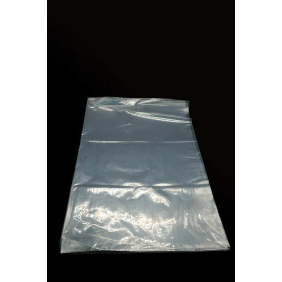 Tripact Inc LDPE Clear Flat Poly Bags Gusseted Bags - 18" x 24" - 2 mil 500pcs