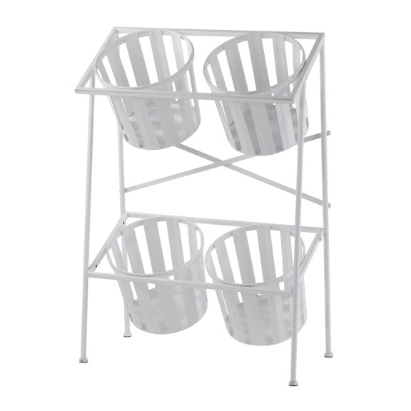 Tripar 2 Tier Iron Display with 4 Removable Baskets