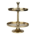 thumbnail image 1 of Tripar 2 Tier Round Gold Stand, 1 of 1