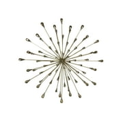 Tripar 28 Starburst جدار معدني معلق - أكريليك ذهبي - كبير