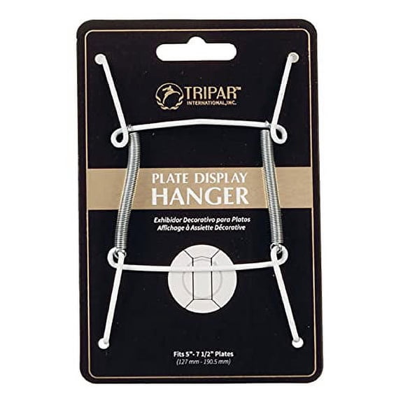 WHITE PLATE WIRE5-7" (Pack of 1)