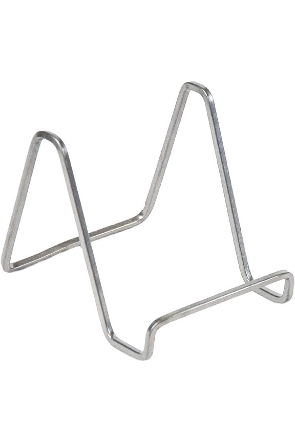 4" Silver Color Metal Square Wire Stand