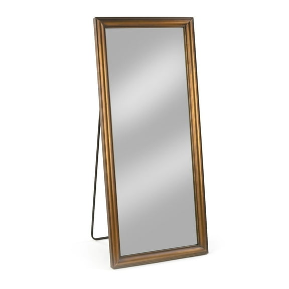 Tripar 55 in. Framed Floor Mirror with Easel Back, Gold