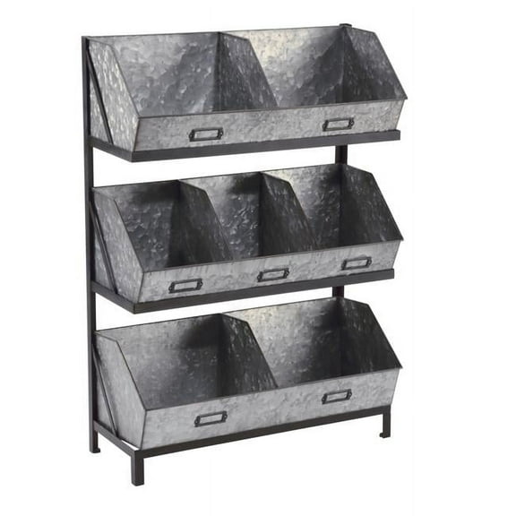 Tripar Industrial Bin Organizer/Display - Metal