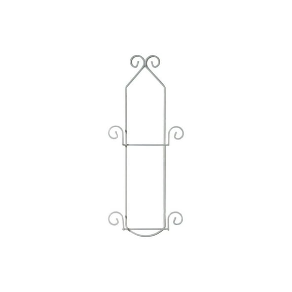 Tripar International 2 Tier Economy Wall Plate Rack | White