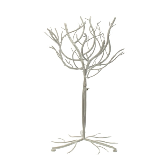 Tripar International 27.25" White Artificial Tree with Flocked Branches