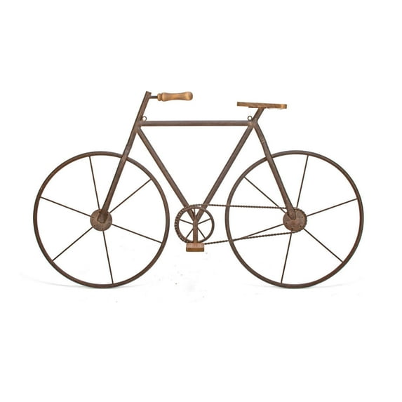 Tripar International 47" Brown and Beige Urban Vintage Bicycle Wall Decor