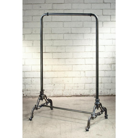 Tripar International, Inc. Vintage Black Iron Metal 56-inch Clothing Rack