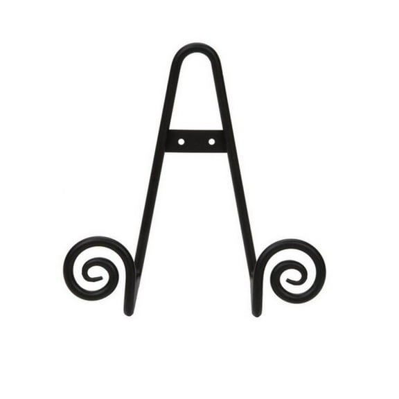 Tripar International Metal Scroll Plate Rack (Large) | Black