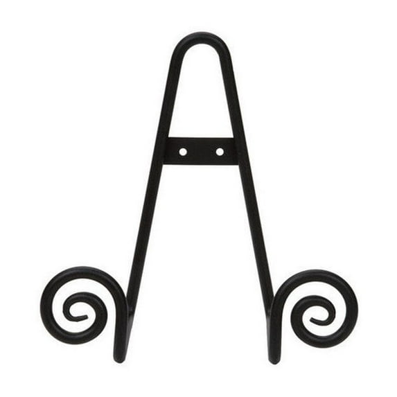 Tripar International Metal Scroll Plate Rack (Small) | Black