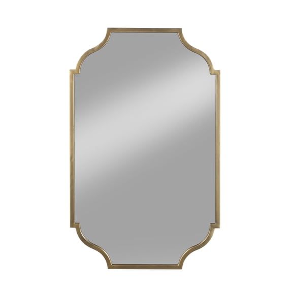 Tripar Wall Mirror with Scalloped Edges - Metal