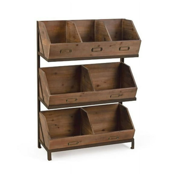 Tripar Wooden Bin Organizer