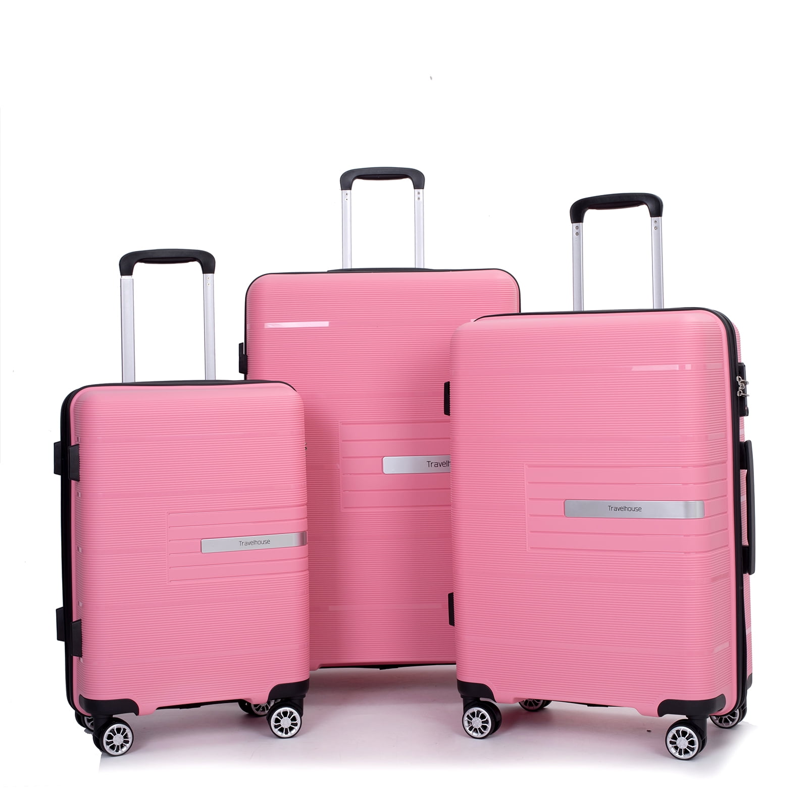 3 Piece Luggage Sets, Hard shell Carry On Luggage, PP case