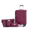 Delsey Paris 2-Piece Softside Spinner Luggage Set