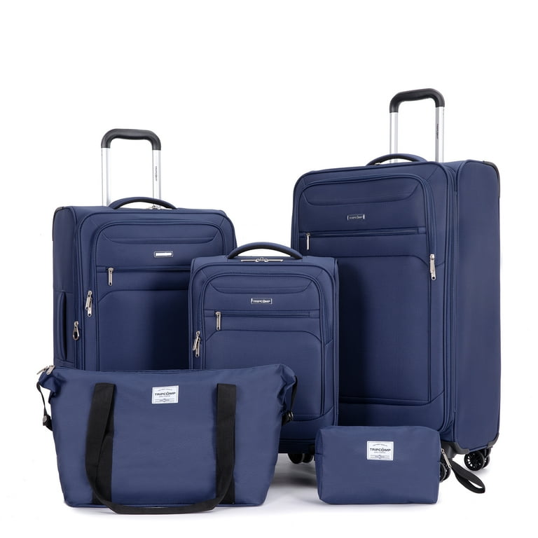 Tripcomp 5 Piece Set Luggage Set Lightweight Expandable Softside