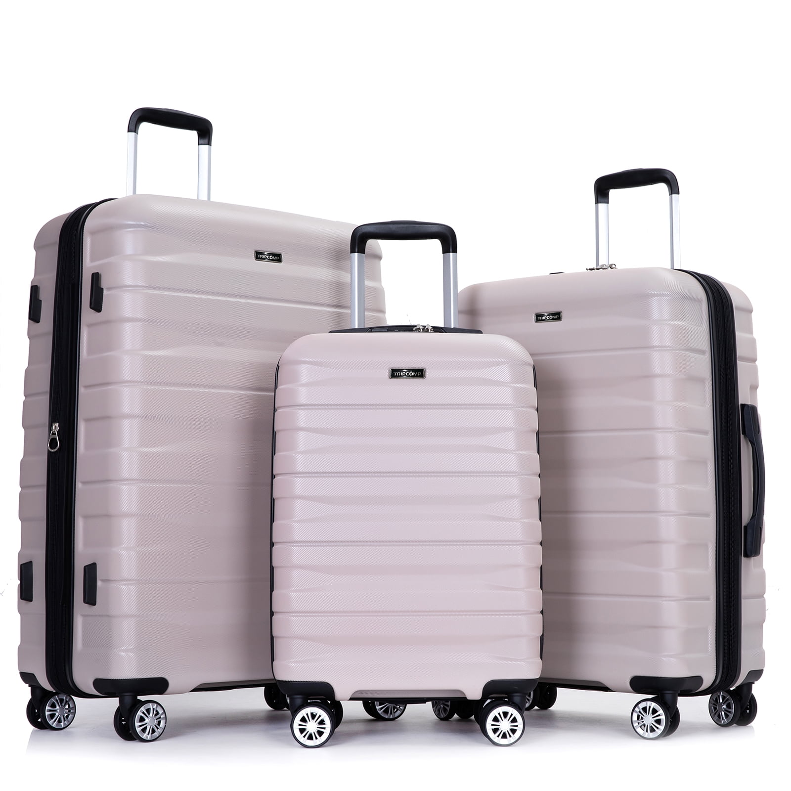 Tripcomp Hardside Luggage Set,Carry-on,Lightweight Suitcase Set of ...
