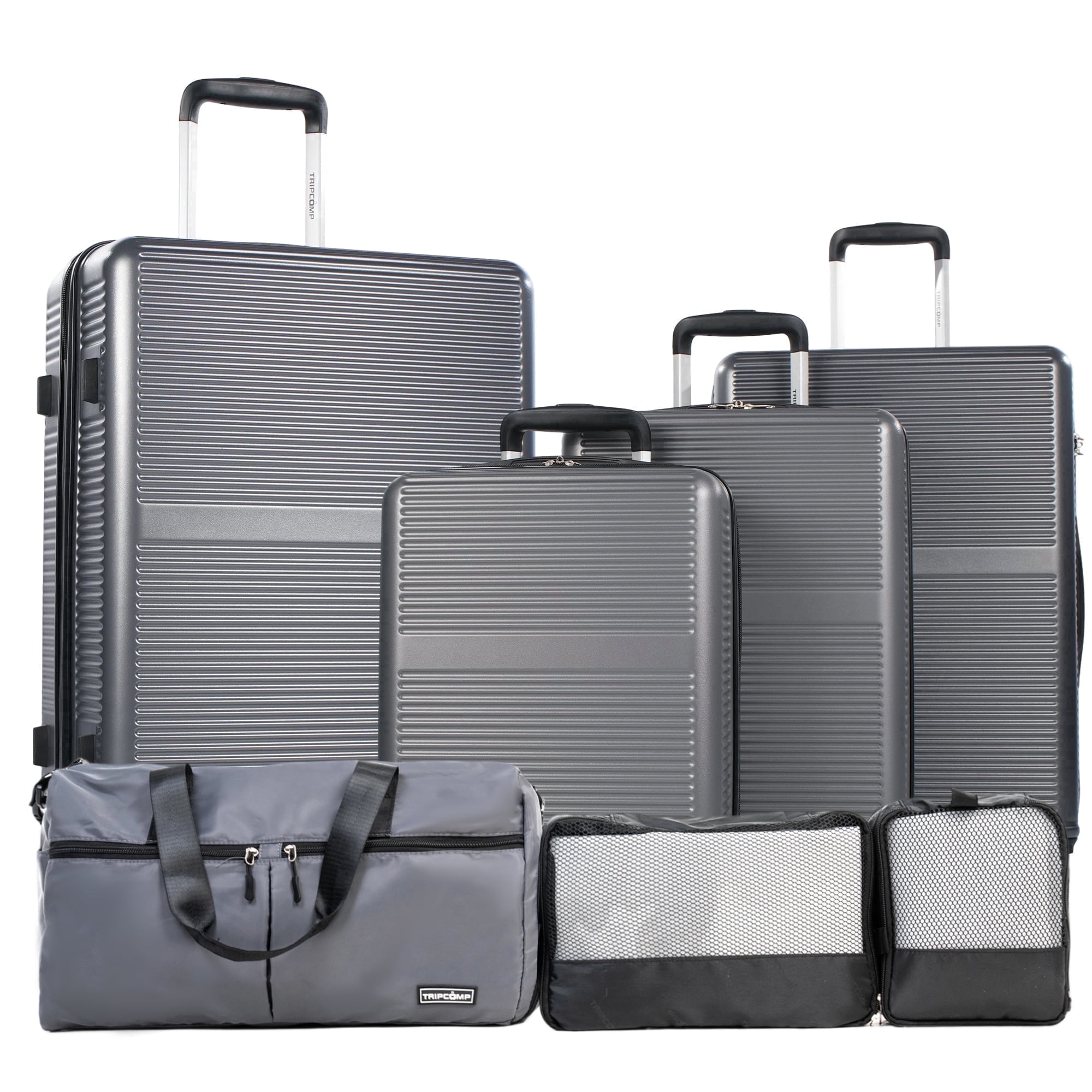 TRIPCOMP 7-Piece Hardside Luggage Set, Lightweight Spinner
