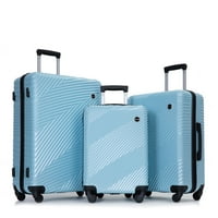 3-Piece Tripcomp Lightweight Luggage Set w/ Spinner Wheels (4 Colors)