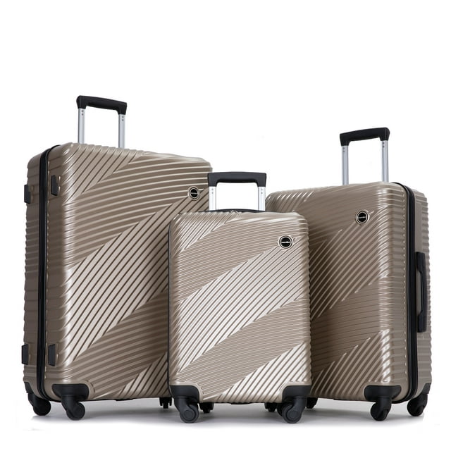 3-Piece Tripcomp Lightweight Luggage Set with Wheels (Various)