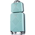 thumbnail image 1 of Tripcomp Luggage Sets 2 Piece Suitcase Set (14/20/)Hardside Suitcase with Spinner Wheels Lightweight Carry On Luggage(Light Blue), 1 of 10