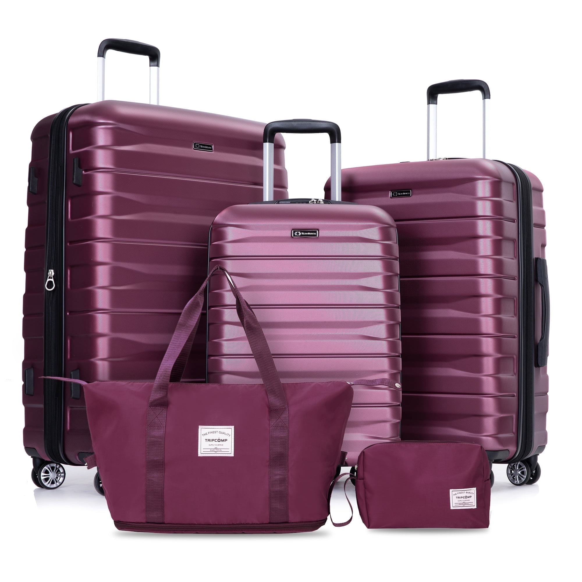 Tripcomp 5-Piece Hardside Luggage Set