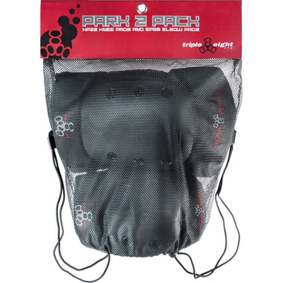 Triple 8 Park 2 Pack Md Knee/Elbow Protective Pads