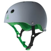 Triple 8 Skater Hardened Skate Helmet with Sweatsaver Liner, Carbon - Large