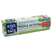 Kiss My Face Triple Action Fluoride-Free Toothpaste - Cool Mint Gel, 4.5 oz Toothpaste