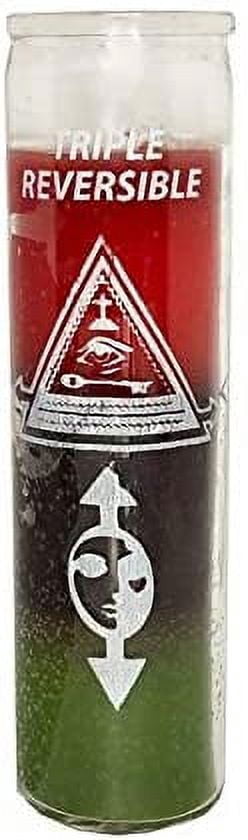 Triple Action Reversible 7 Day Candle to Reverse Spells Red, Black and ...