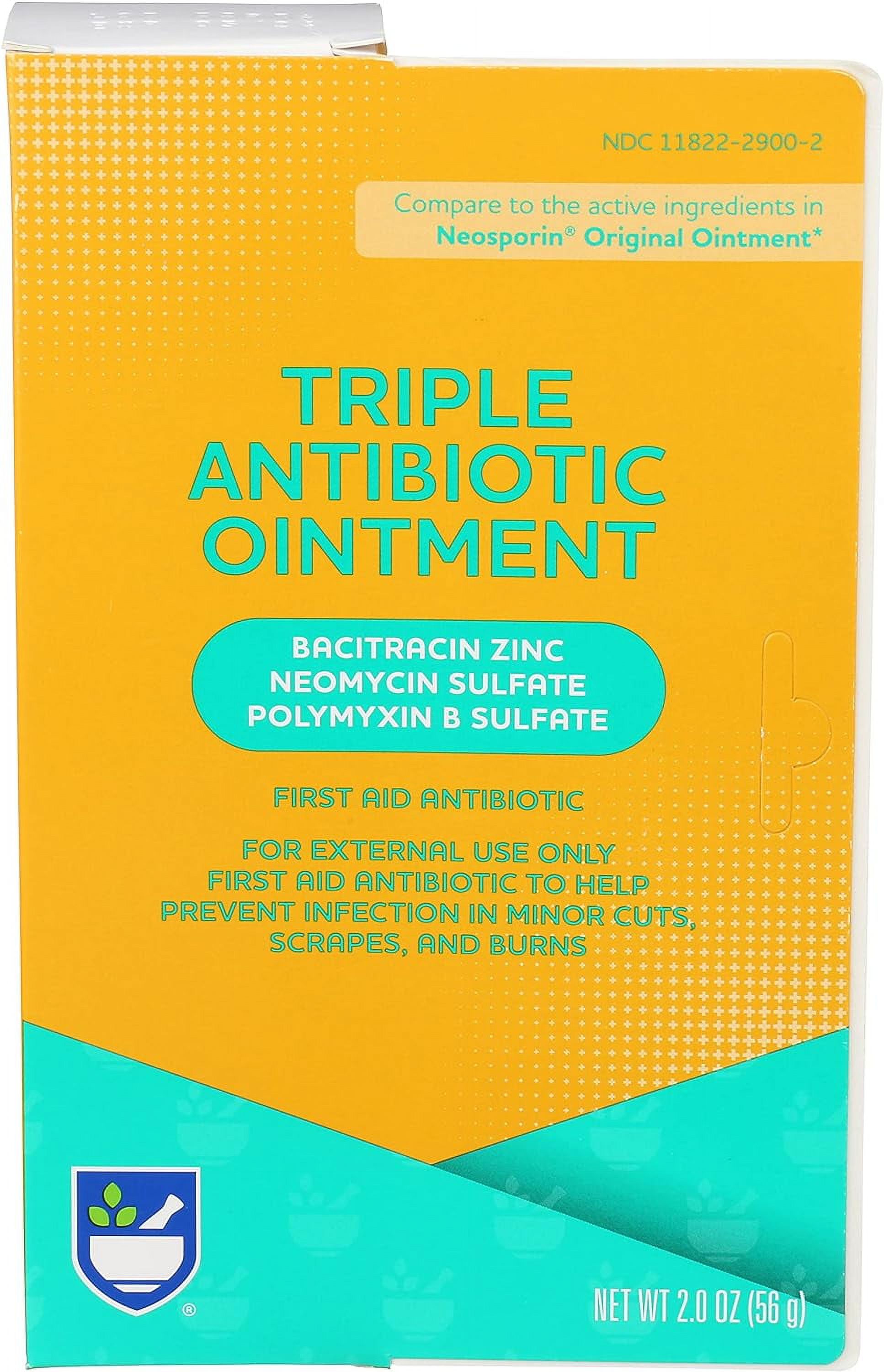 Triple Antibiotic Ointment 2oz First Aid Ointment for Minor Cuts