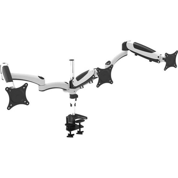 Triple Arm Articulating Clamp & Grommet Max 28 LED Monitors