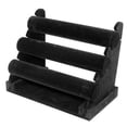 thumbnail image 1 of Triple Bar Black Velvet Bracelet Display Rack, 1 of 1