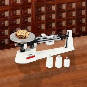 Triple Beam Scale 2610g x 0.1g, Lab Scale Mechanical Balance Mechanical Lab Scale with Stainless Steel Platform Precision Measuring Beam Scale for Industrial Agriculture Weighing Classroom