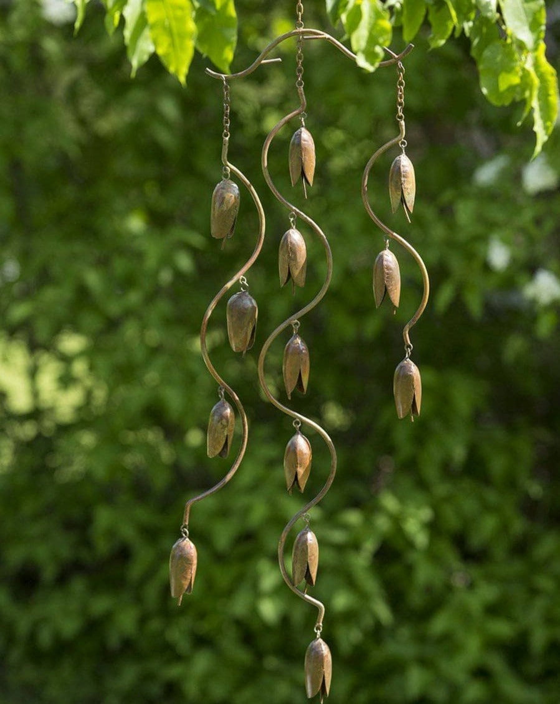 Triple Bell Spiral Wind Chime