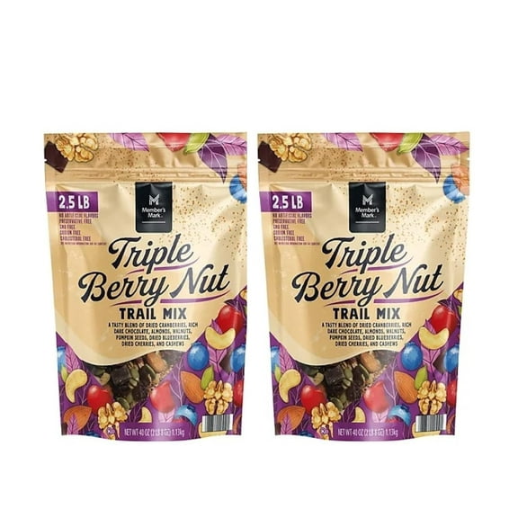 Triple Berry Nut Trail Mix (40 oz.) Pack of 2!