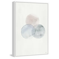 Triple Blotch Floater Framed Painting Print on Canvas