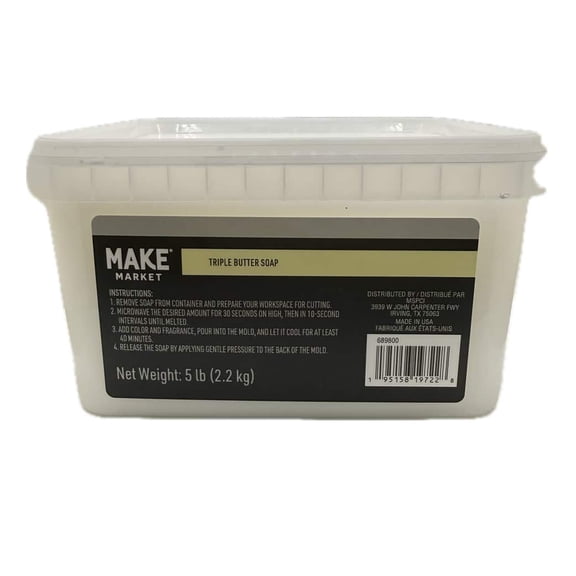 Make Market 5lb. Triple Butter Soap Base