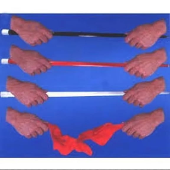 Triple Color Changing Cane (Plastic) Magic Tricks Accessories Stage Magic Props Close Up/Mentalism Magia Toys Gadgets