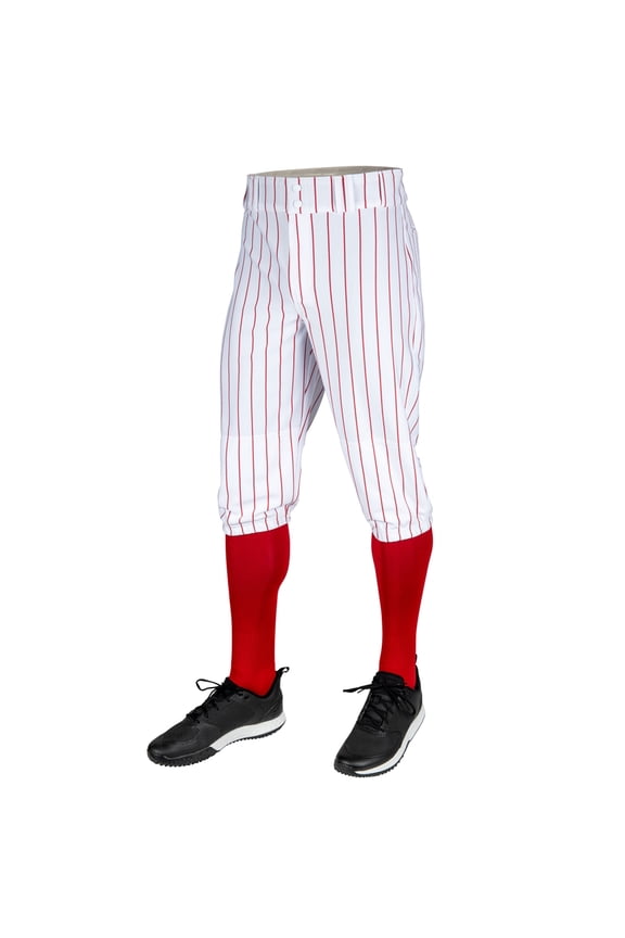Triple Crown 2.0 KNICKER PINSTRIPE - WHITESCARLET - L