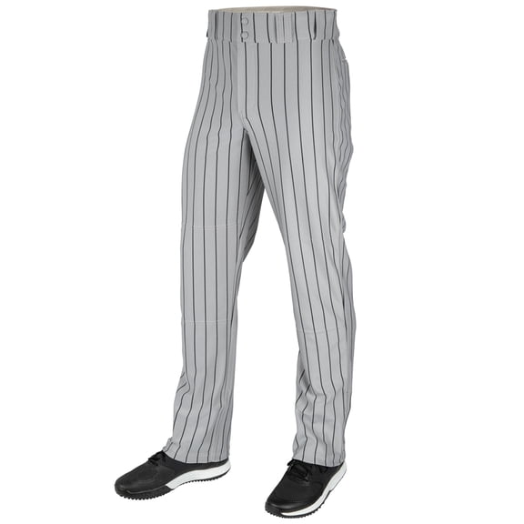 Triple Crown 2.0 OPEN-BOTTOM PINSTRIPE - GREY,BLACK - M