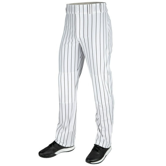 Triple Crown 2.0 OPEN-BOTTOM PINSTRIPE - WHITE,BLACK - L