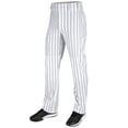 thumbnail image 1 of Triple Crown 2.0 OPEN-BOTTOM PINSTRIPE - WHITE,BLACK - S, 1 of 1
