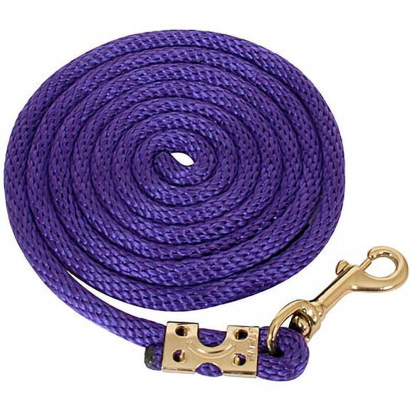 Triple E 3/8in x 7ft Mini Poly Rope Lead Purple