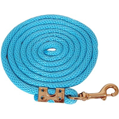 Poly Lead Rope Triple E 3/8in x 7ft Mini Poly Rope Lead Turquoise - Walmart.com