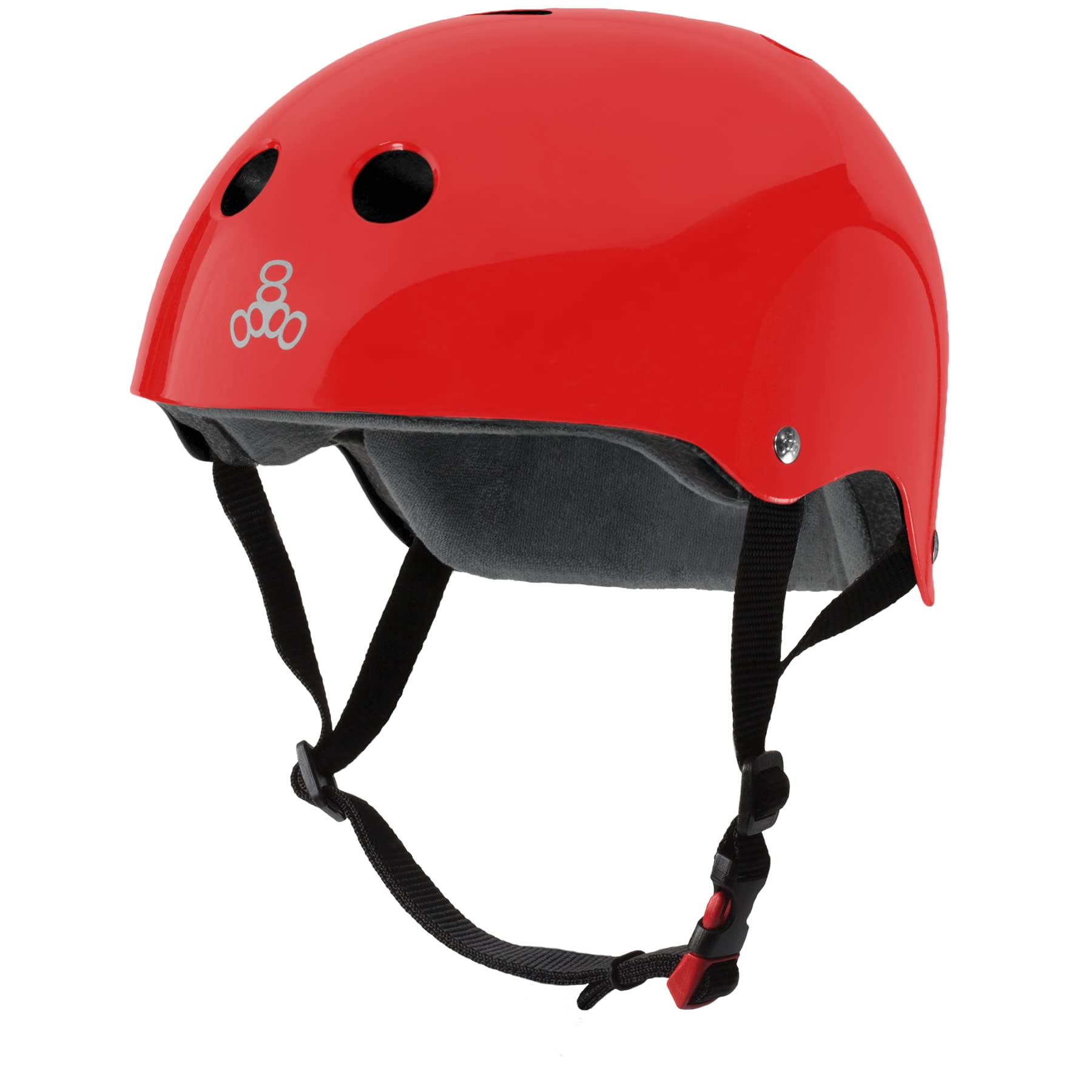 Triple Eight Certified Sweatsaver Helmet Large/Extra Large - Red Gloss